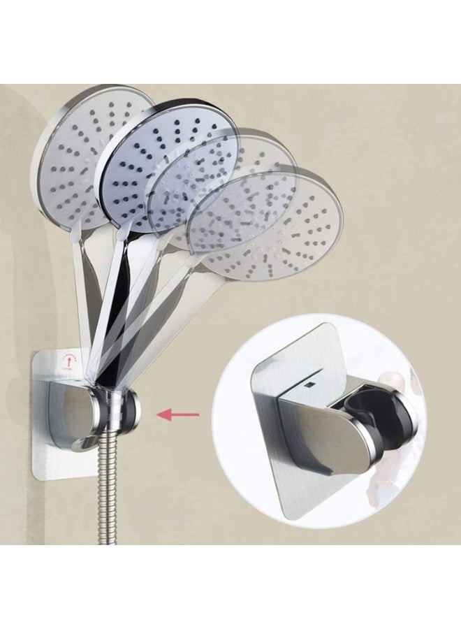 TYCOM Shower Head Holder Strong Adhesive and Waterproof Shower Head Holder Adjustable Handheld Shower Holder Wall Mount Shower Bracket. - Image 4